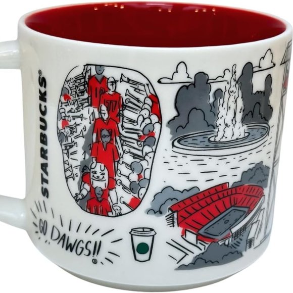 New Starbucks University of Georgia UGA Bulldogs Been There Series 14 oz mug - Picture 6 of 6